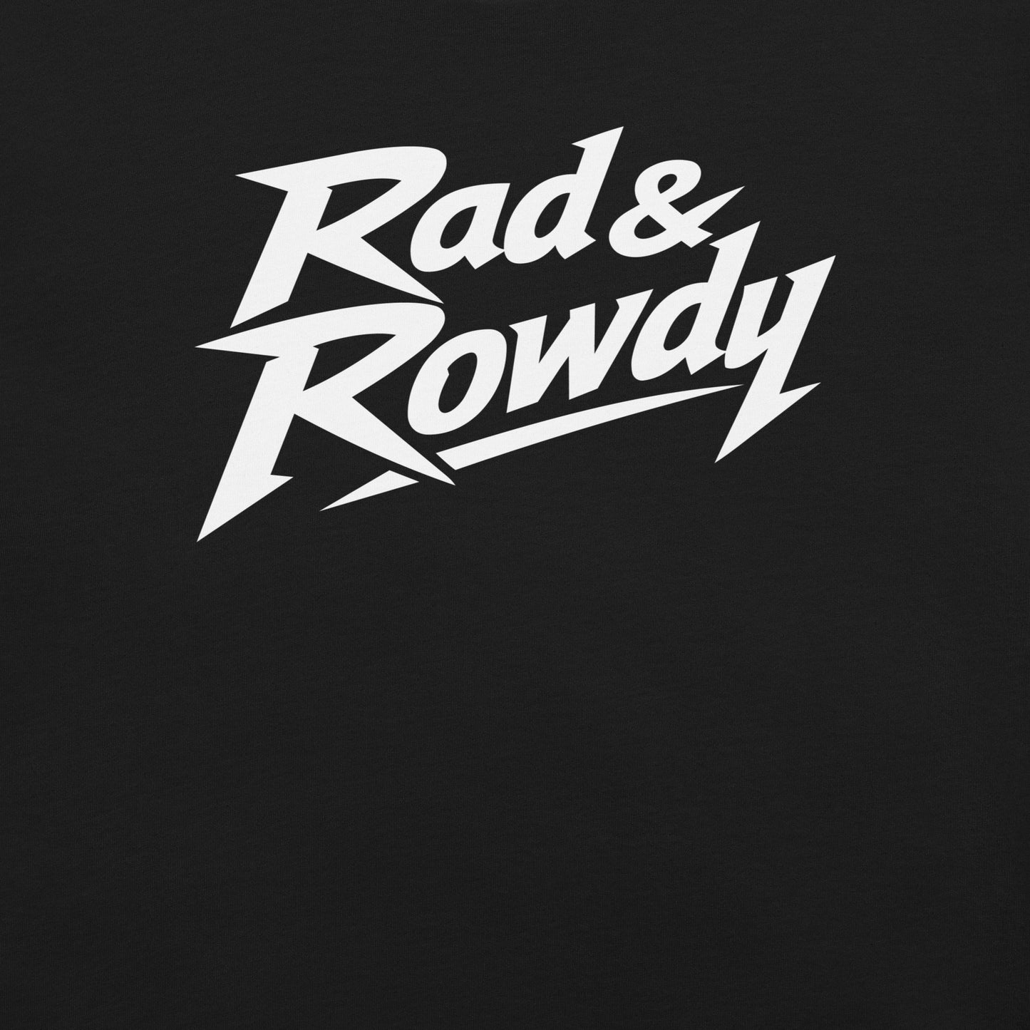 Rad & Rowdy Logo Tee - Black