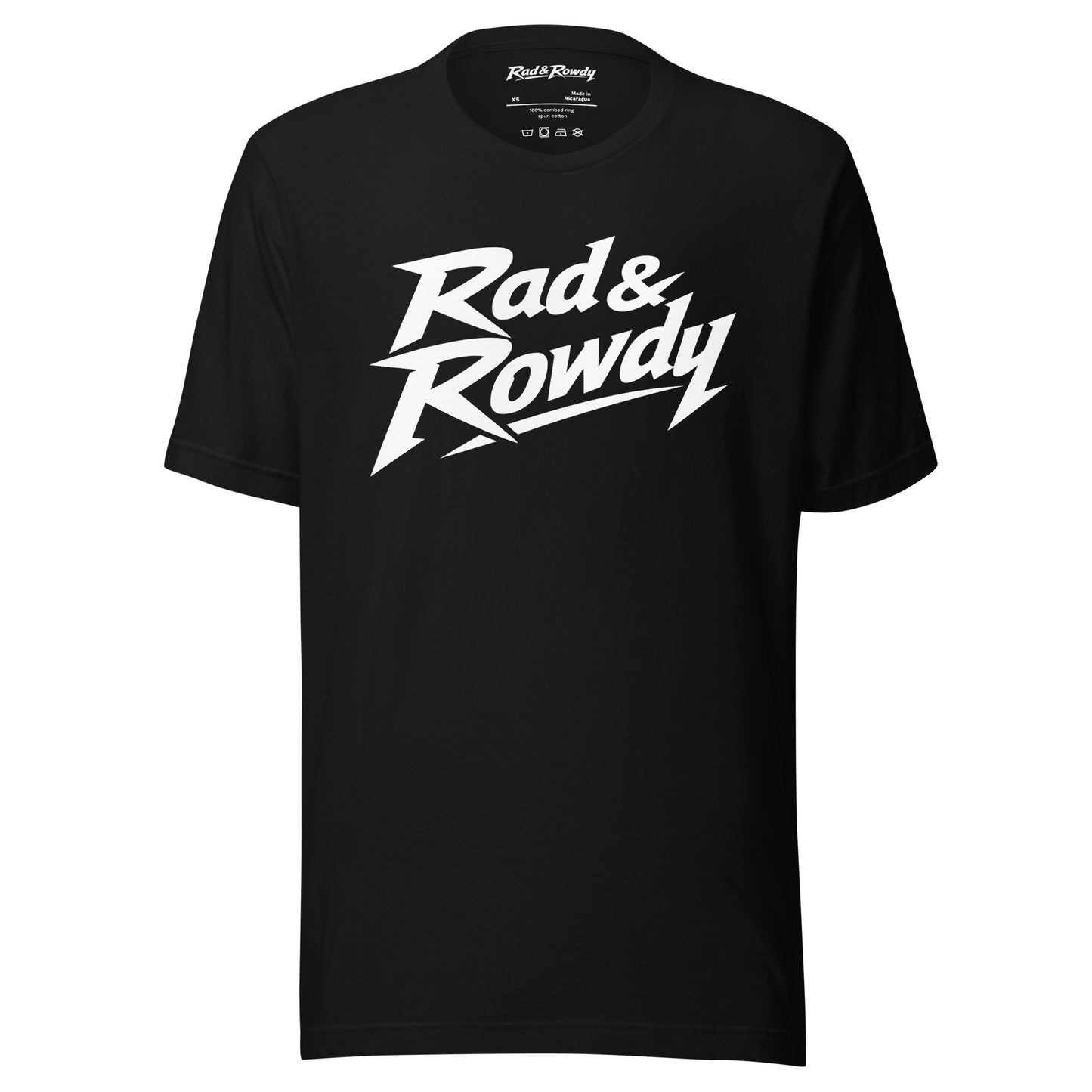 Rad & Rowdy Logo Tee - Black