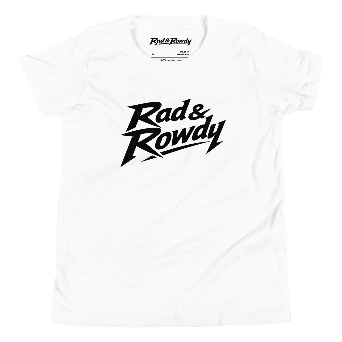 Rad & Rowdy Logo Tee - White