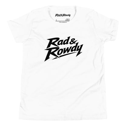 Rad & Rowdy Logo Tee - White
